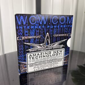 Vintage WCW.com Internet Powersite Powerdisk Cyberring CD-ROM